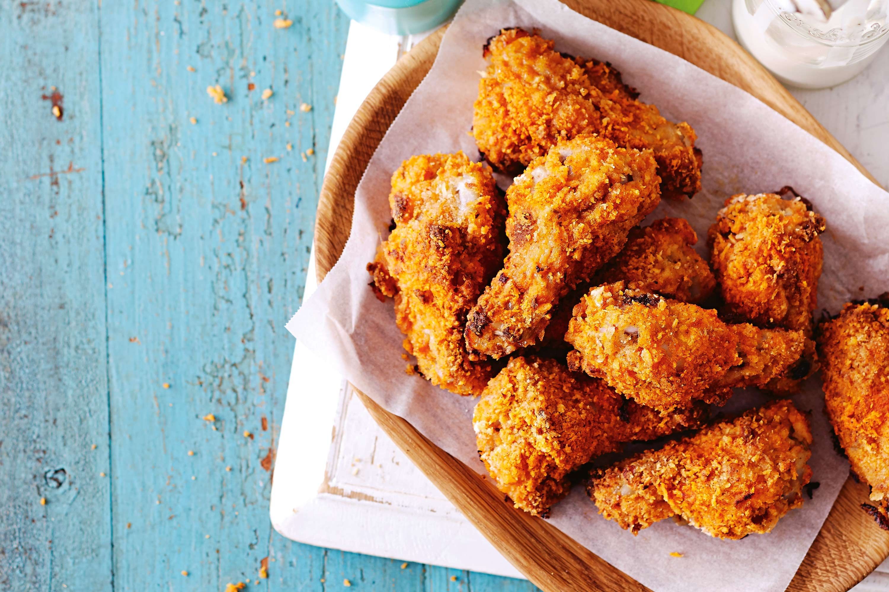 how to make crunchy buttermilk and rosemary fried chicken