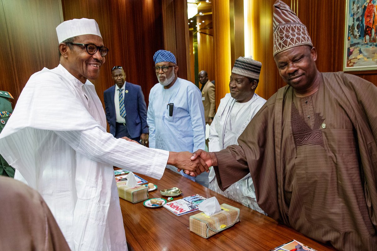 Buhari In Closed Door Meeting With Nine Apc Governors The Guardian