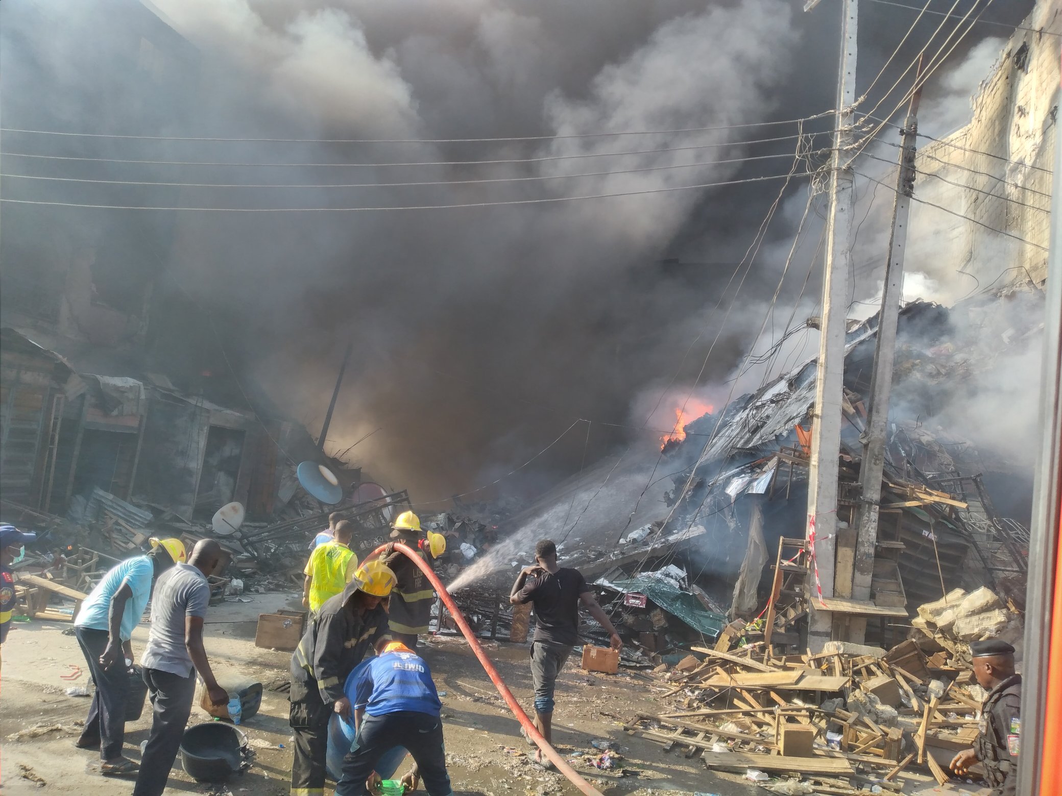 Fire guts 14 buildings in Dosunmu Market 