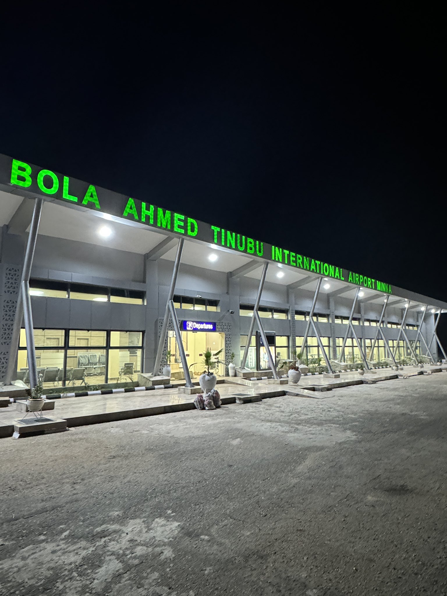 Niger State Governor, Umaru Bago has renamed the Minna Airport the Bola Ahmed Tinubu International Airport