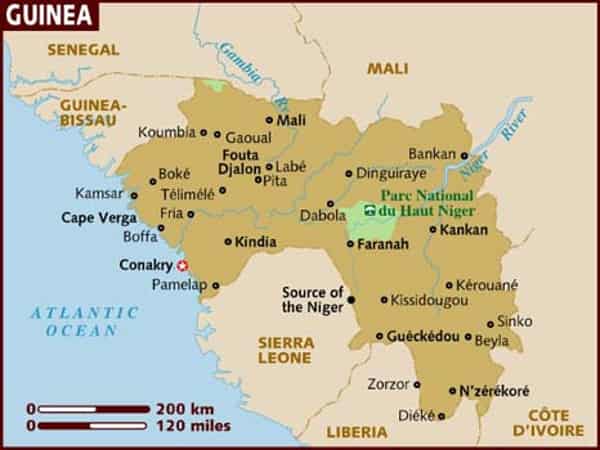 guinea map
