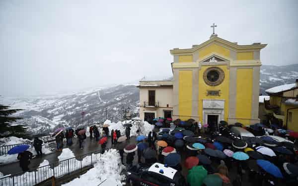 ITALY-AVALANCHE-QUAKE-FUNERAL