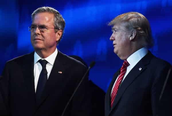 Jeb Bush and Trump