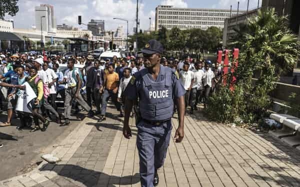 SAFRICA-POLITICS-STUDENTS-DEMO