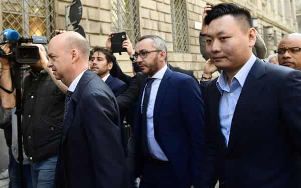 ITALY-CHINA-FBL-AC MILAN-BERLUSCONI-ROSSONERI