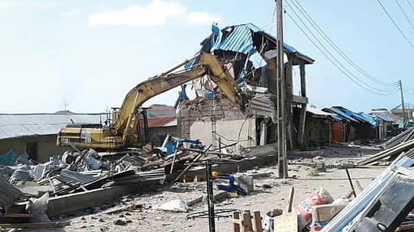 Lekki demolished shops