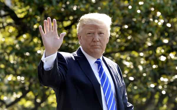 President Trump Departs White House En Route To Connecticut