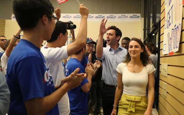 Democratic Congressional Candidate In Georgia’s Special Election Jon Ossoff Campaigns In Georgia