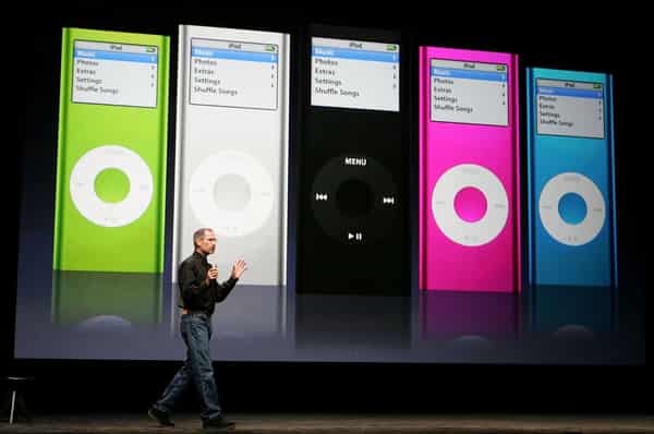 FILE PHOTO:  European Commission Clears EMI-Universal Deal Apple Unveils Movie Downloads For iTunes And Two New iPod Models