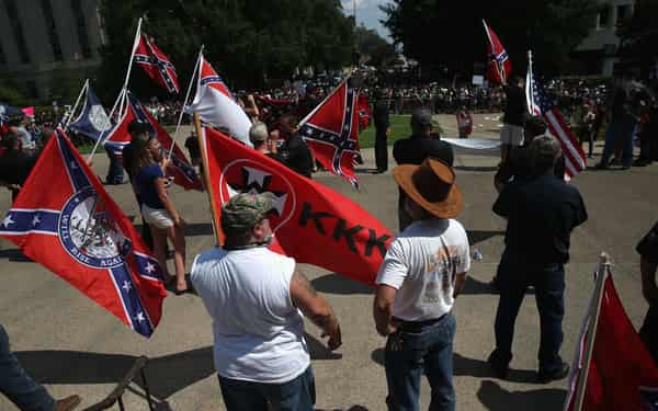 Virginia town girds for KKK march