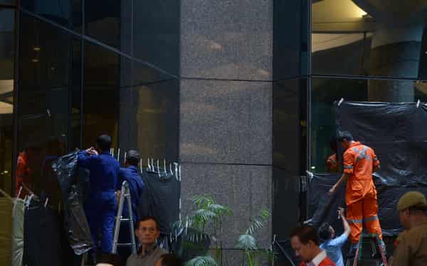 INDONESIA-BOURSE-ACCIDENT