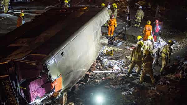 HONG KONG-TRANSPORT-ACCIDENT