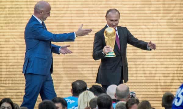 Gianni Infantino and putin
