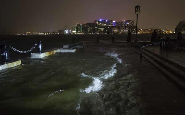 Large Coastal Storm Brings High Waters And Strong Winds To Northeastern Seaboard