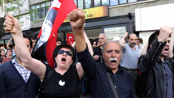 TURKEY-US-SYRIA-PROTEST-CONFLICT-STRIKES