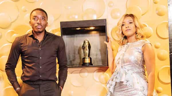 Comedian-and-Actor,-Bovi-Ugboma-with-Actress-Joselyn-Dumas