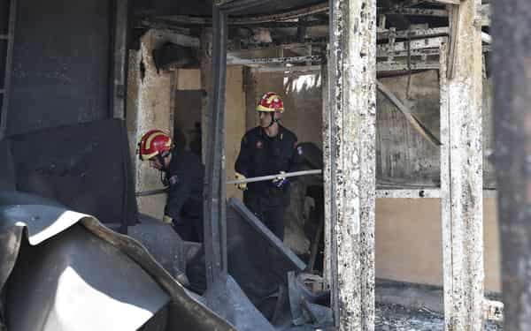 GREECE-EUROPE-FIRES-AFTERMATCH