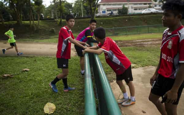 THAILAND-ACCIDENT-WEATHER-CHILDREN-CAVE