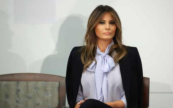 First Lady Melania Trump Attends Cyberbullying Prevention Summit In Rockville, Maryland