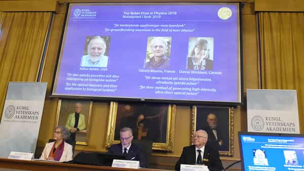 SWEDEN-NOBEL-PHYSICS