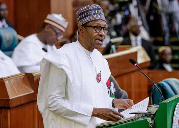 Buhari At Budget Presentation