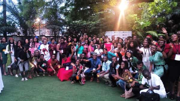 British Deputy High Commissioner Laure Beaufils with participants participants of Nigeria Creative Enterprise Support Programme