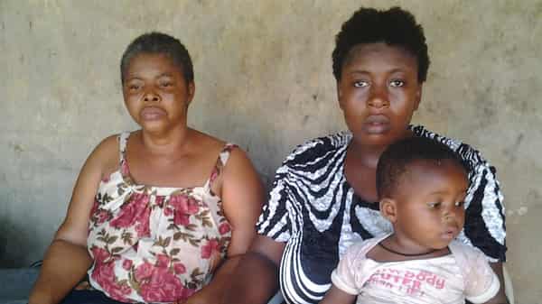 Late Ikechukwu’s mother, wife and son-1