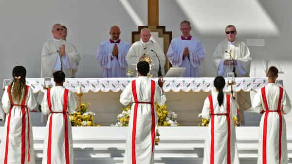UAE-VATICAN-RELIGION-POPE-MASS