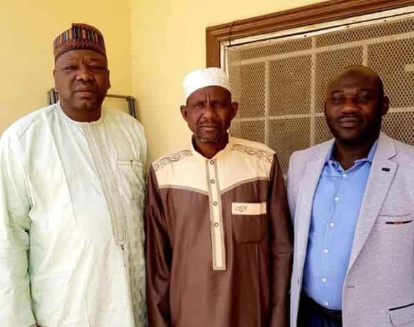 Ibrahim Abubakar with FG officials