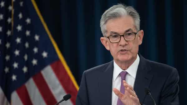 Fed chief Powell gives press conference after rates decision