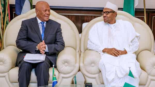 Buhari & South African Envoy