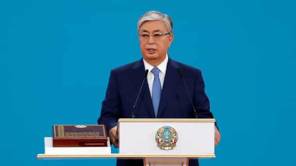 Kazakhstan’s President Tokayev attends his inauguration ceremony in Nur-Sultan