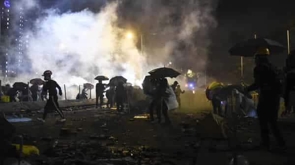 HONG KONG-CHINA-POLITICS-UNREST