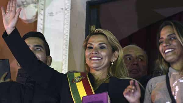 BOLIVIA-CRISIS-ANEZ-INTERIM-PROCLAMATION