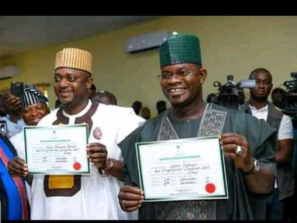 Yahaya Bello and Edward Onoja