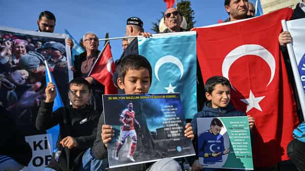 TURKEY-CHINA-UIGHUR-RIGHTS-POLITICS-DEMO