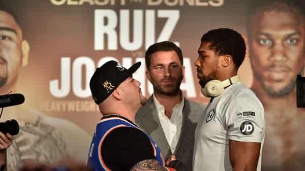 BOXING-HEAVYWEIGHT-RUIZ-JOSHUA