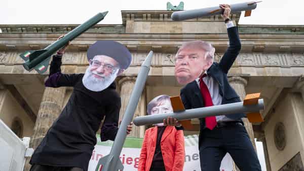 GERMANY-US-IRAN-PROTEST