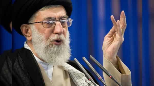 FILE PHOTO: Iran’s Supreme Leader Ayatollah Ali Khamenei speaks during Friday prayers in Tehran