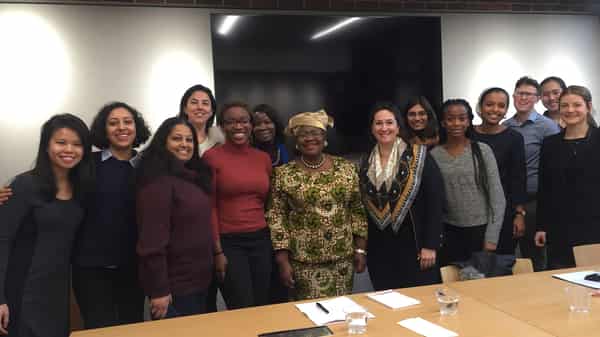 Okonjo-Iweala at Harvard