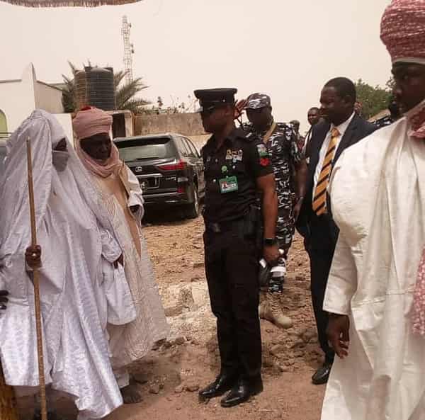 Sanusi in company of Kaduna State governor Nasir El-Rufai at Awe, Nassarawa State