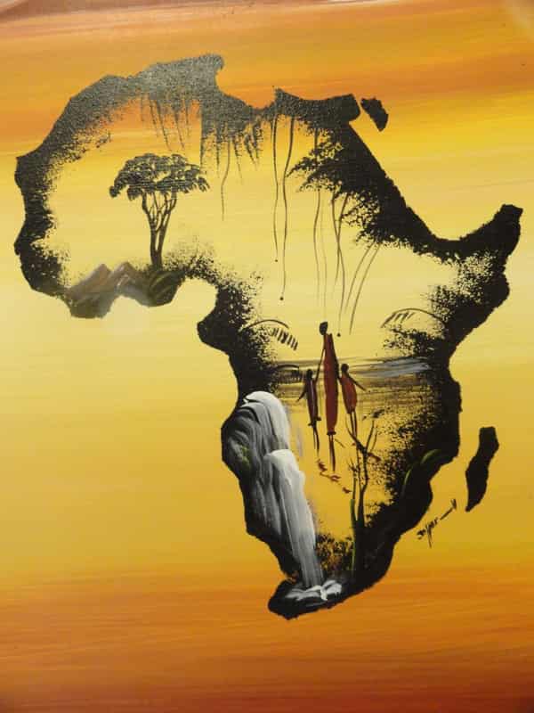 African map. Photo Pinterest