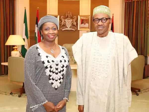 Abike Dabiri-Erewa and Buhari