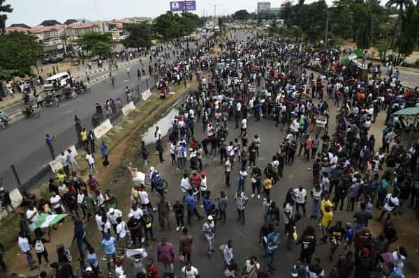 NIGERIA-CRIME-POLICE-DEMO