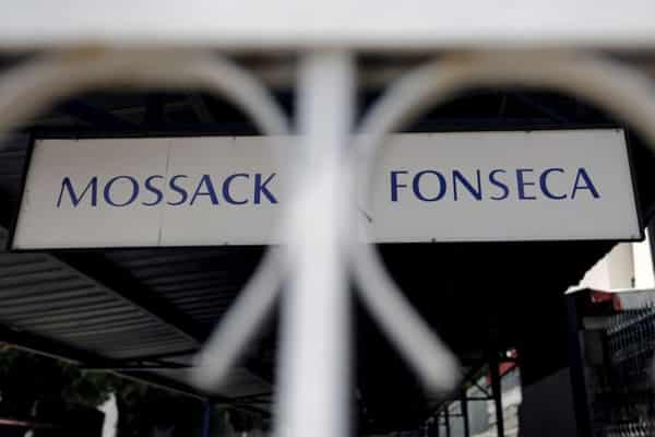 FILE PHOTO: The Mossack Fonseca law firm sign in Panama City