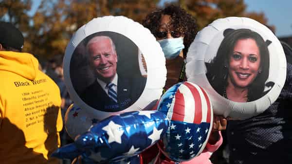 Democratic Presidential Nominee Joe Biden And Running Mate Sen. Kamala Harris (D-CA) Address The Nation