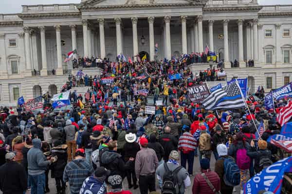 Riots at the US Capitol Building. Michael Nigro/Pacific Press:LightRocket/Getty