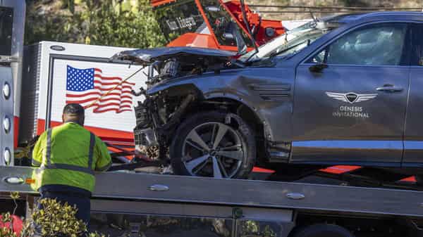 Tiger Woods Injured In Rollover Car Crash