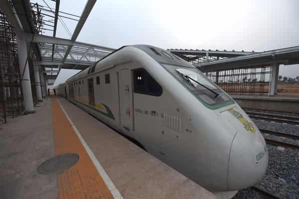 NIGERIA-CHINA-TRANSPORT-RAIL