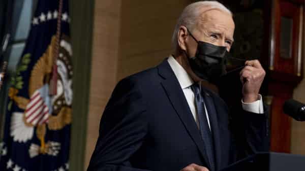 President Biden Delivers Address On Afghanistan From White House Treaty Room